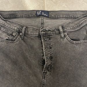 Black High rise vintage slim jeans